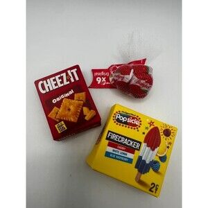 Miniverse Cheese, Firecracker Popsicles & Cheese Its